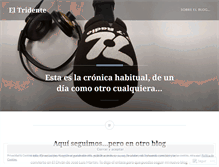 Tablet Screenshot of eltridente.wordpress.com
