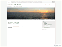 Tablet Screenshot of csinesiou.wordpress.com