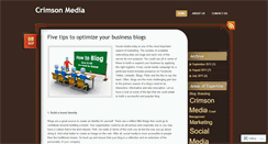 Desktop Screenshot of crimsonmedia.wordpress.com