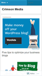Mobile Screenshot of crimsonmedia.wordpress.com