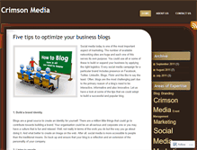 Tablet Screenshot of crimsonmedia.wordpress.com