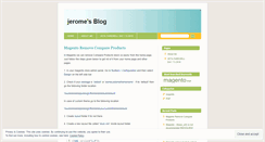Desktop Screenshot of haijerome.wordpress.com