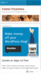 Mobile Screenshot of camelcharisma.wordpress.com