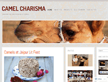 Tablet Screenshot of camelcharisma.wordpress.com