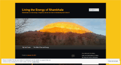 Desktop Screenshot of livingshambhala.wordpress.com