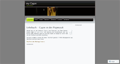 Desktop Screenshot of cajons.wordpress.com