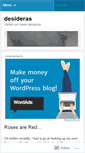 Mobile Screenshot of desideras.wordpress.com