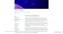 Desktop Screenshot of martenschultz.wordpress.com