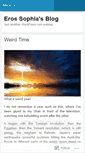 Mobile Screenshot of erossophia.wordpress.com