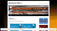 Desktop Screenshot of gsvbautzen1990.wordpress.com