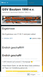 Mobile Screenshot of gsvbautzen1990.wordpress.com