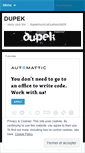 Mobile Screenshot of dupek.wordpress.com