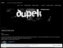 Tablet Screenshot of dupek.wordpress.com