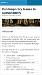 Mobile Screenshot of hccsustainability.wordpress.com