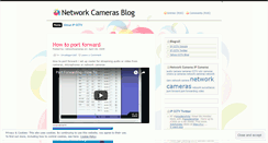 Desktop Screenshot of networkcameras.wordpress.com