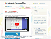 Tablet Screenshot of networkcameras.wordpress.com