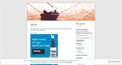 Desktop Screenshot of intheboat.wordpress.com