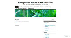 Desktop Screenshot of cmbiologynotes.wordpress.com