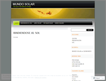 Tablet Screenshot of mundosolar.wordpress.com