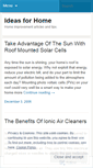 Mobile Screenshot of ideasforhome.wordpress.com