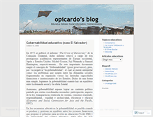 Tablet Screenshot of opicardo.wordpress.com