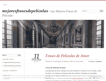 Tablet Screenshot of mejoresfrasesdepeliculas.wordpress.com