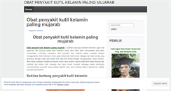 Desktop Screenshot of obatpenyakitkutilkelaminpalingmujarab.wordpress.com