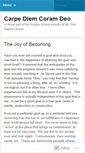 Mobile Screenshot of carpediemcoramdeo.wordpress.com