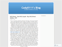 Tablet Screenshot of cody0111.wordpress.com