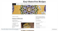 Desktop Screenshot of easypeasyglutenfree.wordpress.com