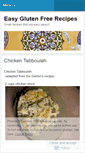 Mobile Screenshot of easypeasyglutenfree.wordpress.com