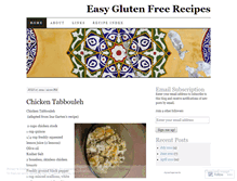 Tablet Screenshot of easypeasyglutenfree.wordpress.com