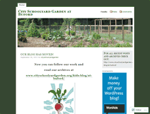 Tablet Screenshot of bufordschoolyardgarden.wordpress.com