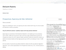 Tablet Screenshot of deixantrastre.wordpress.com