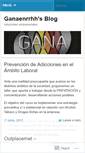 Mobile Screenshot of ganaenrrhh.wordpress.com