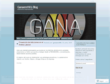 Tablet Screenshot of ganaenrrhh.wordpress.com