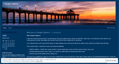 Desktop Screenshot of cheaperoptions.wordpress.com