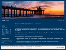 Tablet Screenshot of cheaperoptions.wordpress.com