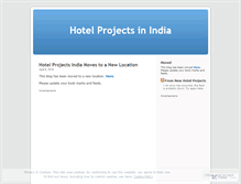 Tablet Screenshot of hotelprojectsindia.wordpress.com