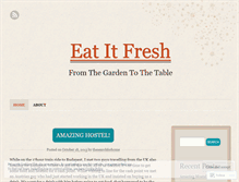 Tablet Screenshot of eatitfresh.wordpress.com