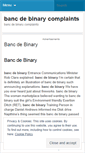 Mobile Screenshot of gsupolisci.bancdebinarycomplaints.wordpress.com