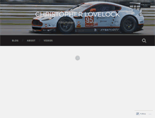 Tablet Screenshot of chrislovelock.wordpress.com