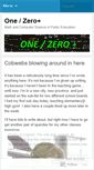 Mobile Screenshot of oneoverzeroplus.wordpress.com