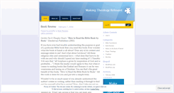 Desktop Screenshot of makingtheologyrelevant.wordpress.com