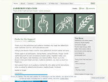 Tablet Screenshot of jabberfucky.wordpress.com