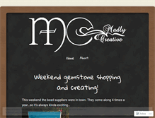 Tablet Screenshot of madlycreative.wordpress.com