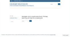 Desktop Screenshot of gilmarumsa.wordpress.com
