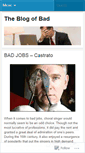 Mobile Screenshot of blogofbad.wordpress.com