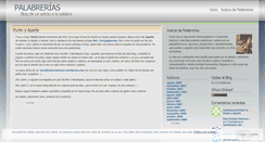Desktop Screenshot of palabrerias.wordpress.com