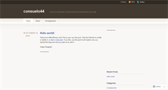 Desktop Screenshot of consuelo44.wordpress.com